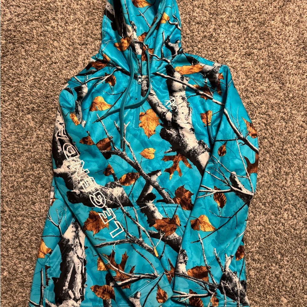 Legend Camo Hoodie in Blue and Brown